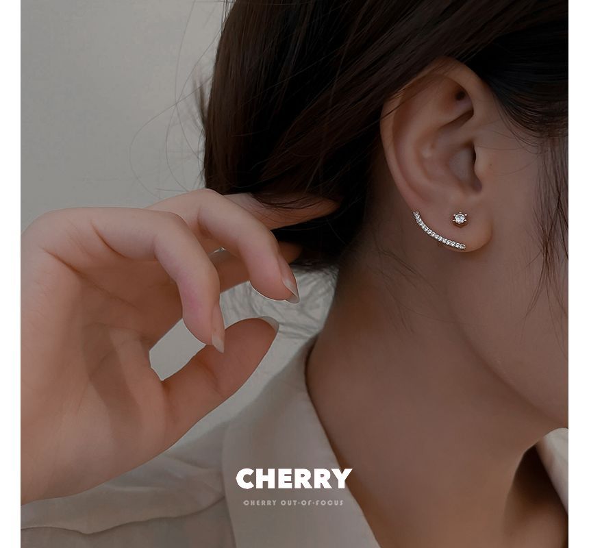 Swing Rhinestone Alloy Earring