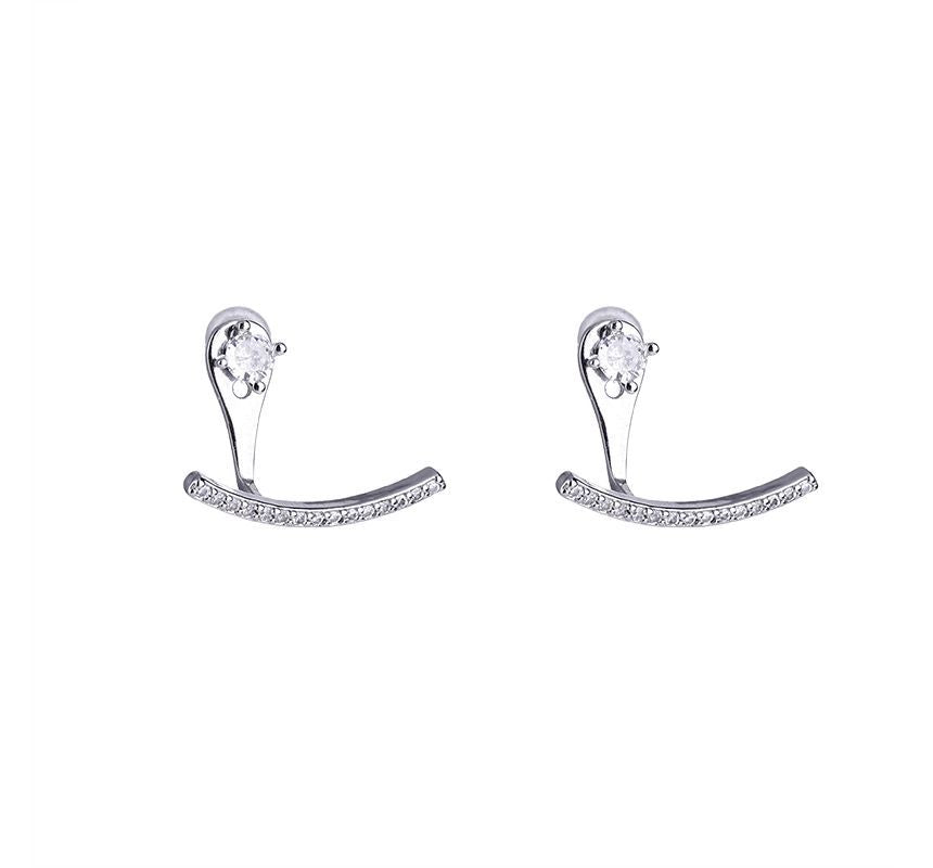 Swing Rhinestone Alloy Earring