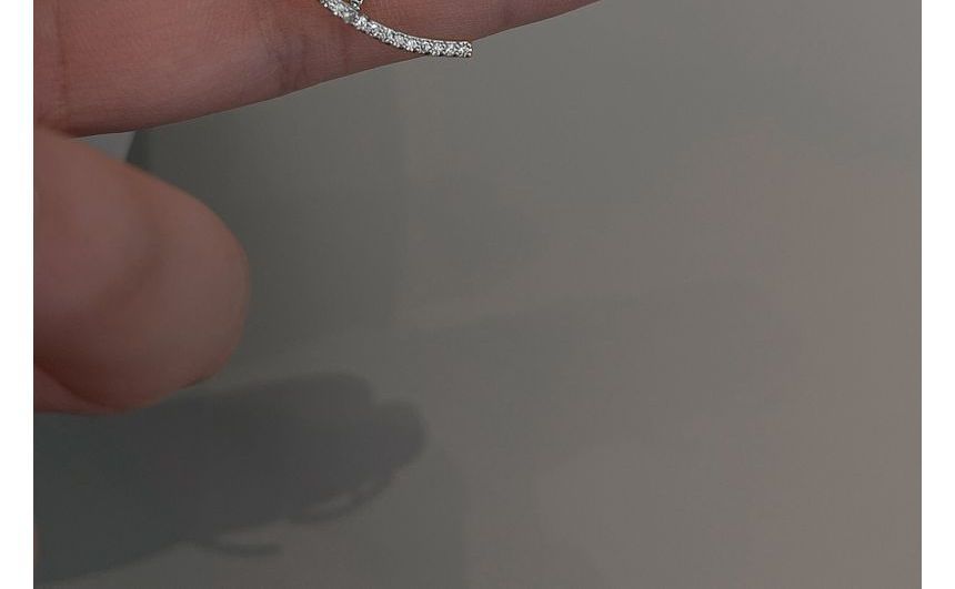 Swing Rhinestone Alloy Earring