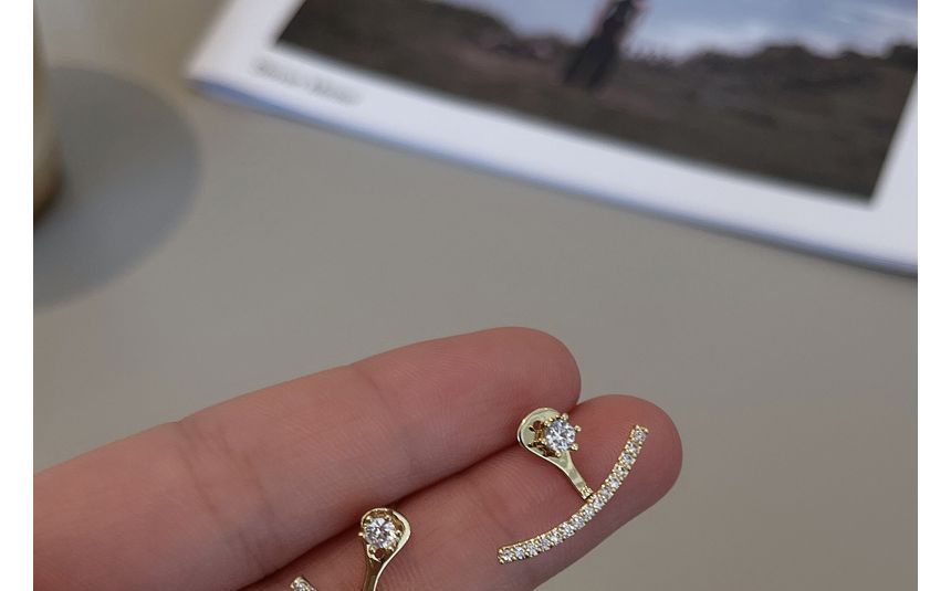 Swing Rhinestone Alloy Earring