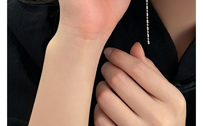 Eye Bamboo Faux Alloy Stone Earring Cat Dangle