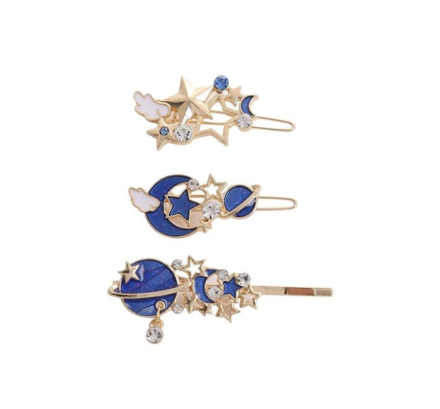Planet Pin designs) Hair / (various Clip Set: