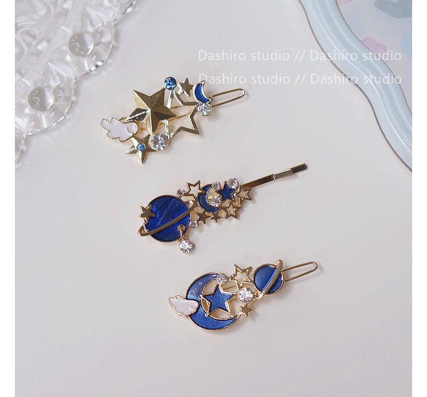 Planet Pin designs) Hair / (various Clip Set: