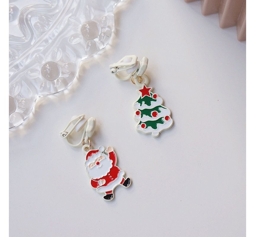 Earring Alloy Christmas designs) (various