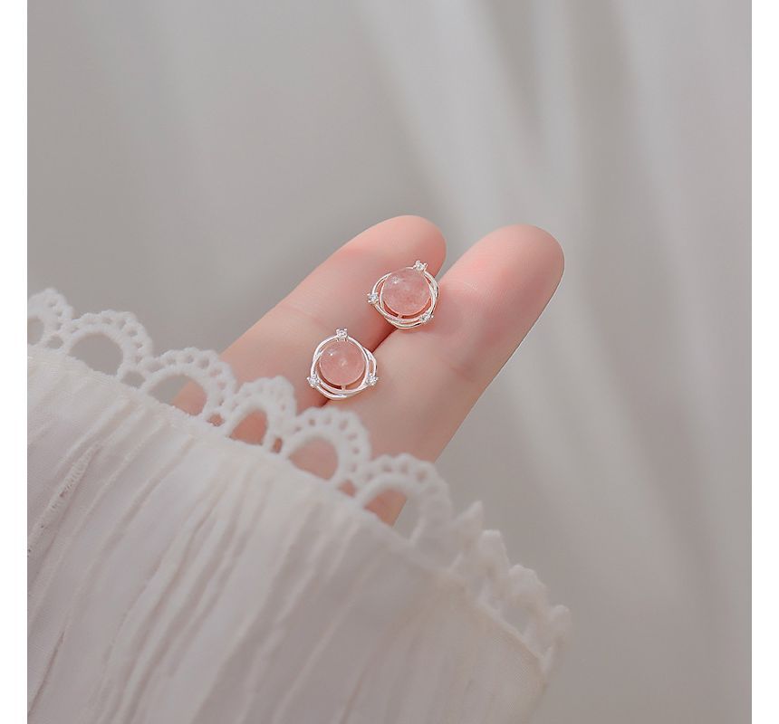 Bead Stud Earring
