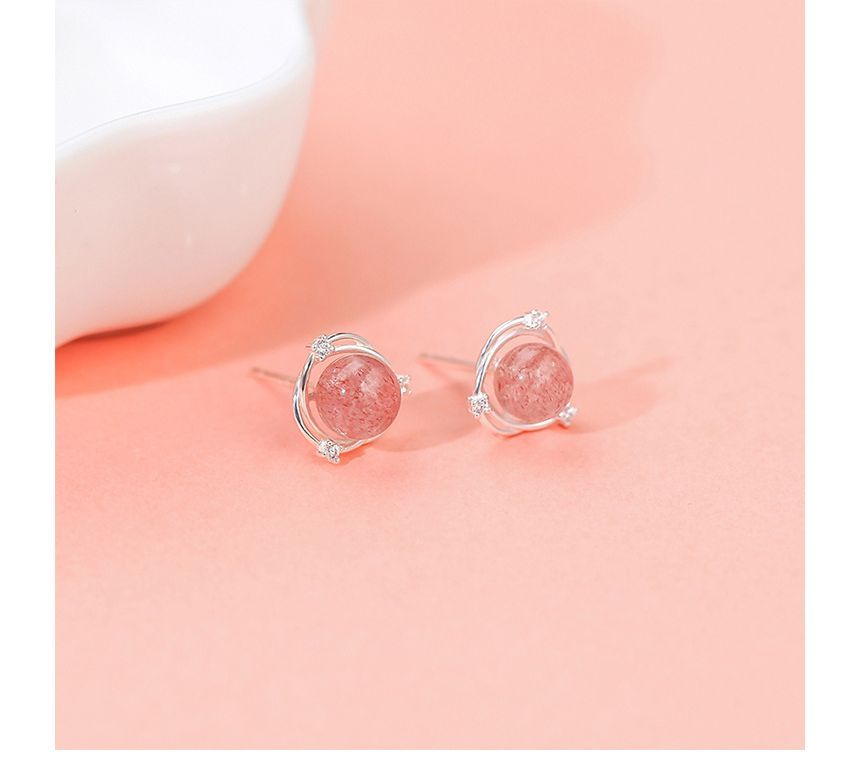 Bead Stud Earring