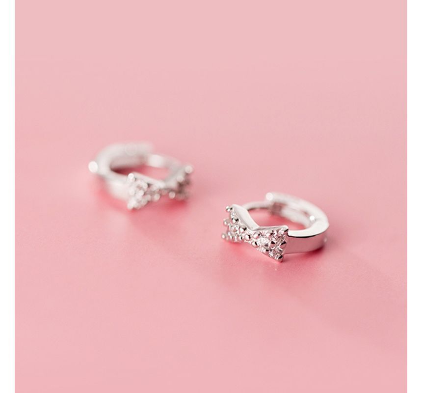 Ear Cuff Bow Rhinestone