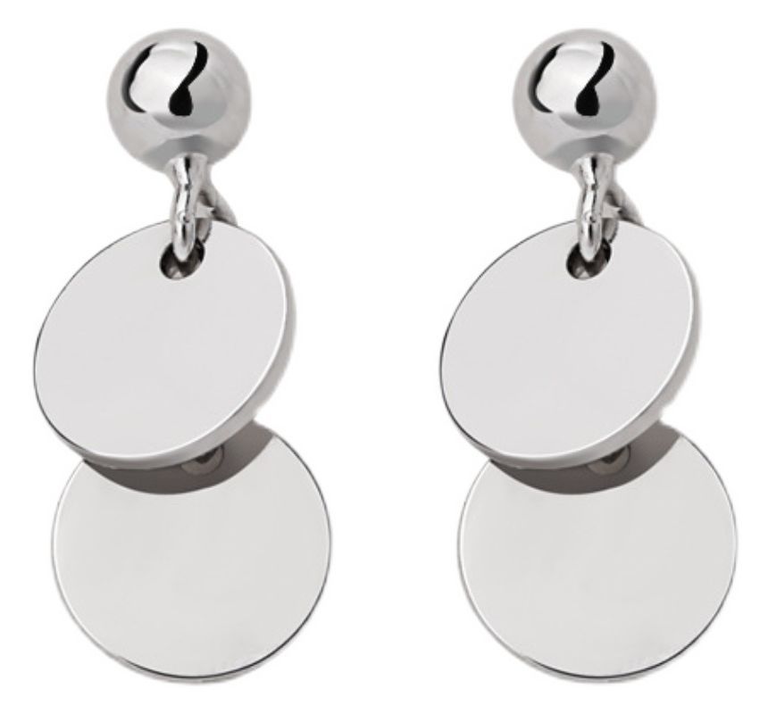 Earring Disc Drop