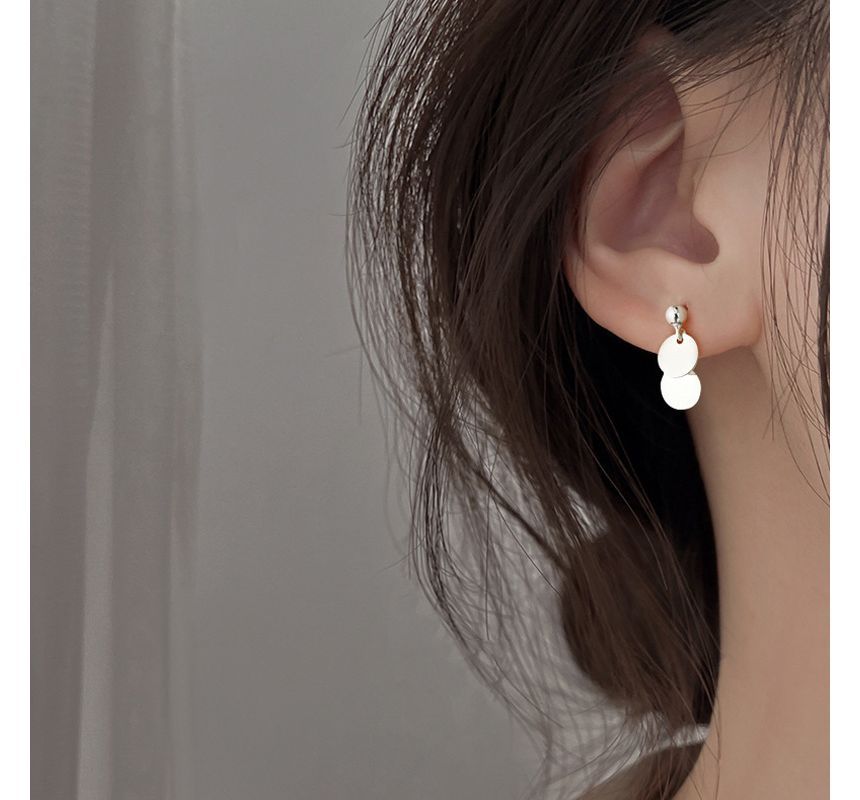 Earring Disc Drop