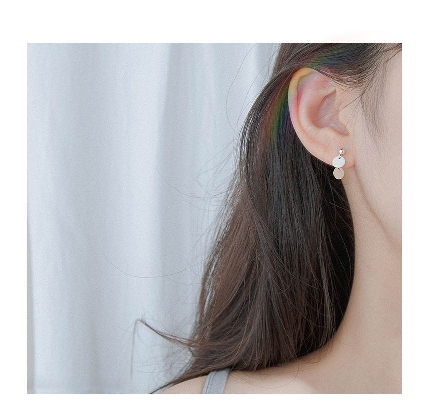 Earring Disc Drop
