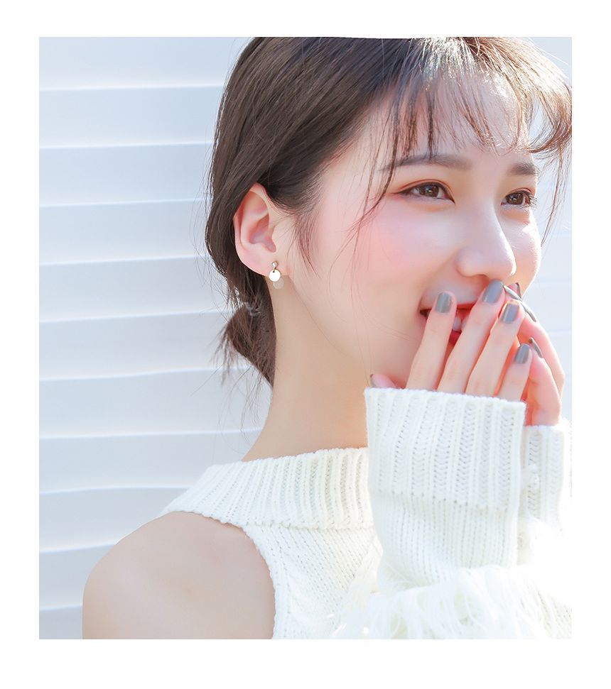 Earring Disc Drop