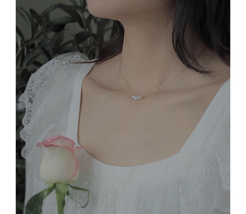 Necklace Faux Pearl