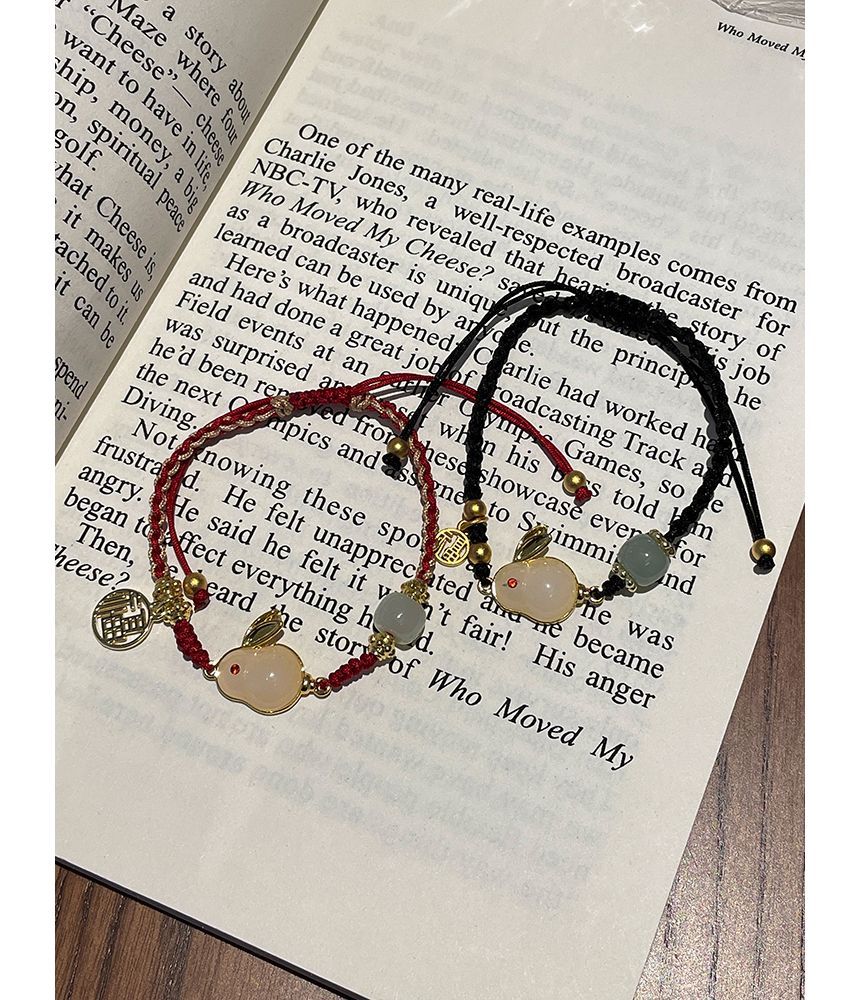 Rabbit String Necklace Bead