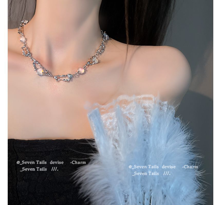 Layered Moonstone Necklace