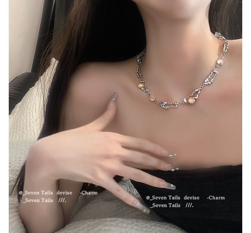 Layered Moonstone Necklace