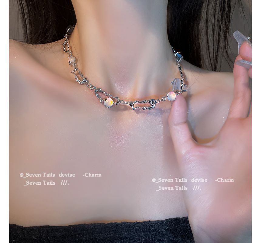 Layered Moonstone Necklace