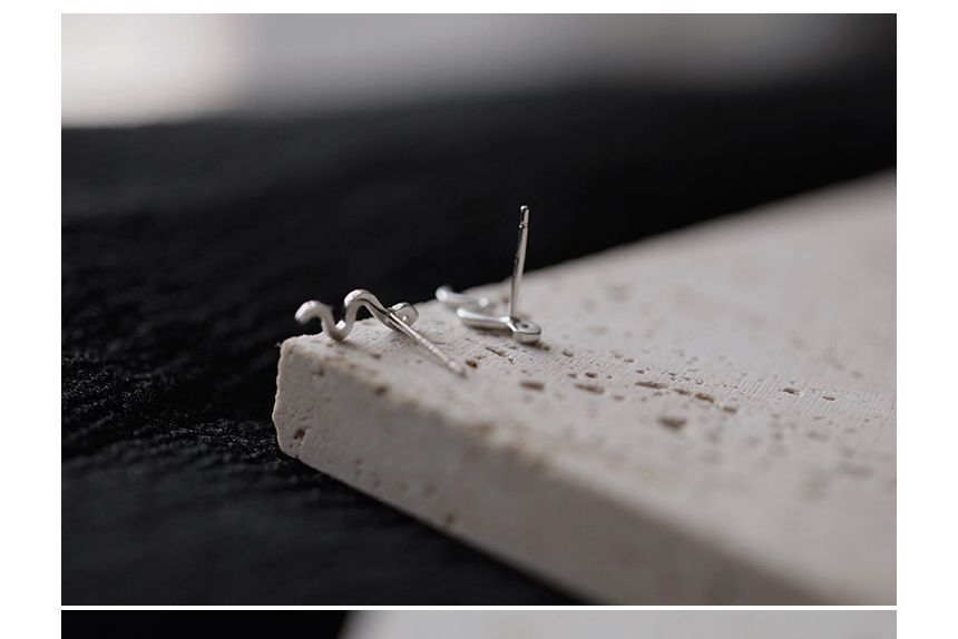 Snake Silver Earring Sterling