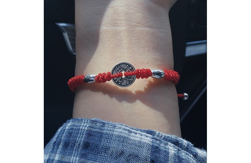 Coin Bracelet Silver String designs) (various