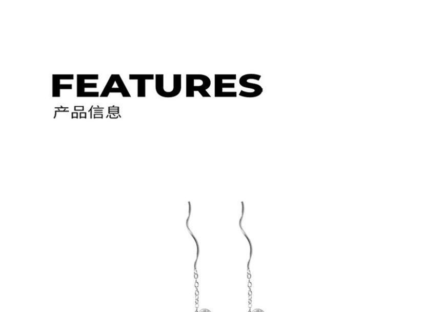 Earring Sterling Heart Silver Dangle