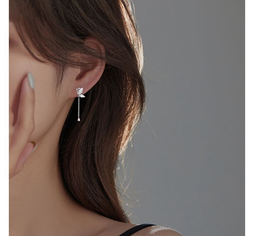 Sterling Butterfly Silver Earring Dangle