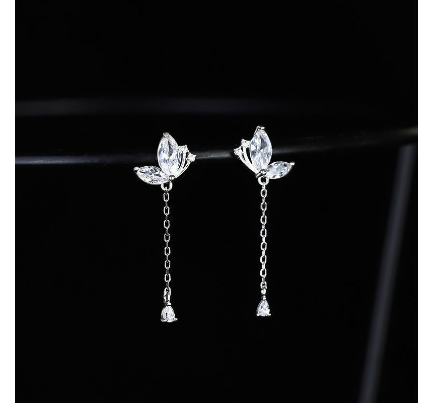 Sterling Butterfly Silver Earring Dangle