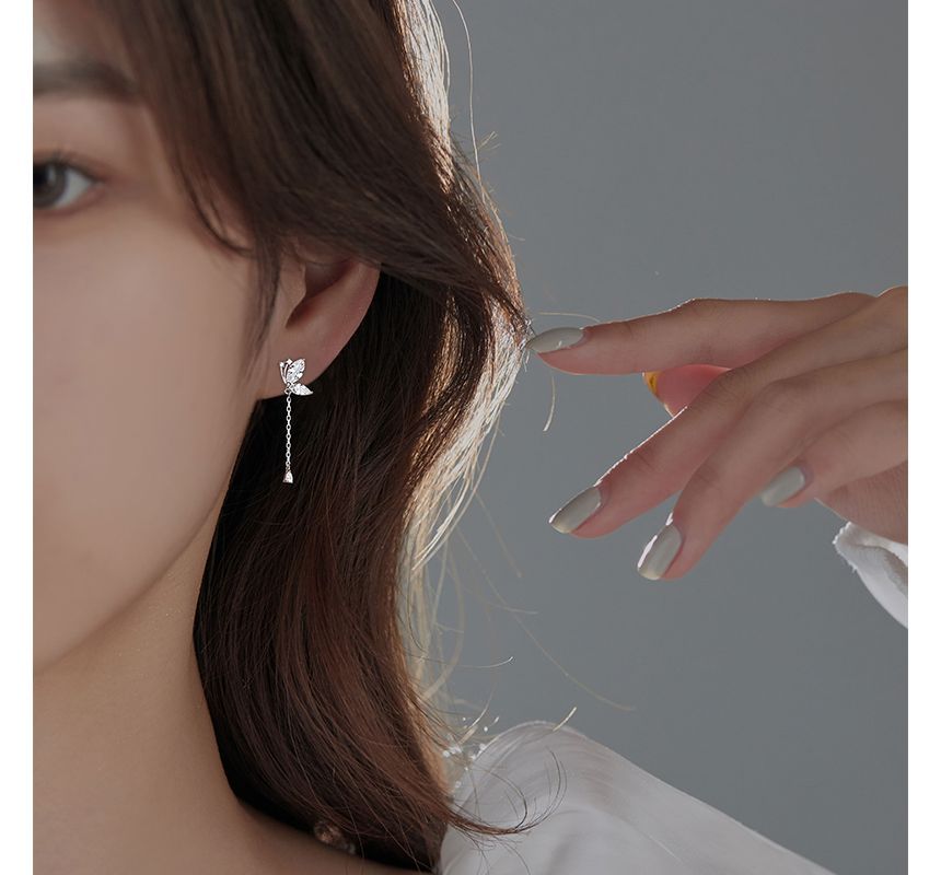 Sterling Butterfly Silver Earring Dangle