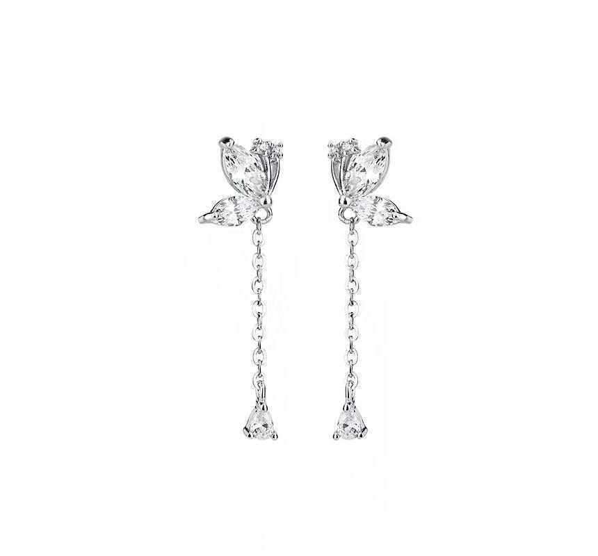 Sterling Butterfly Silver Earring Dangle