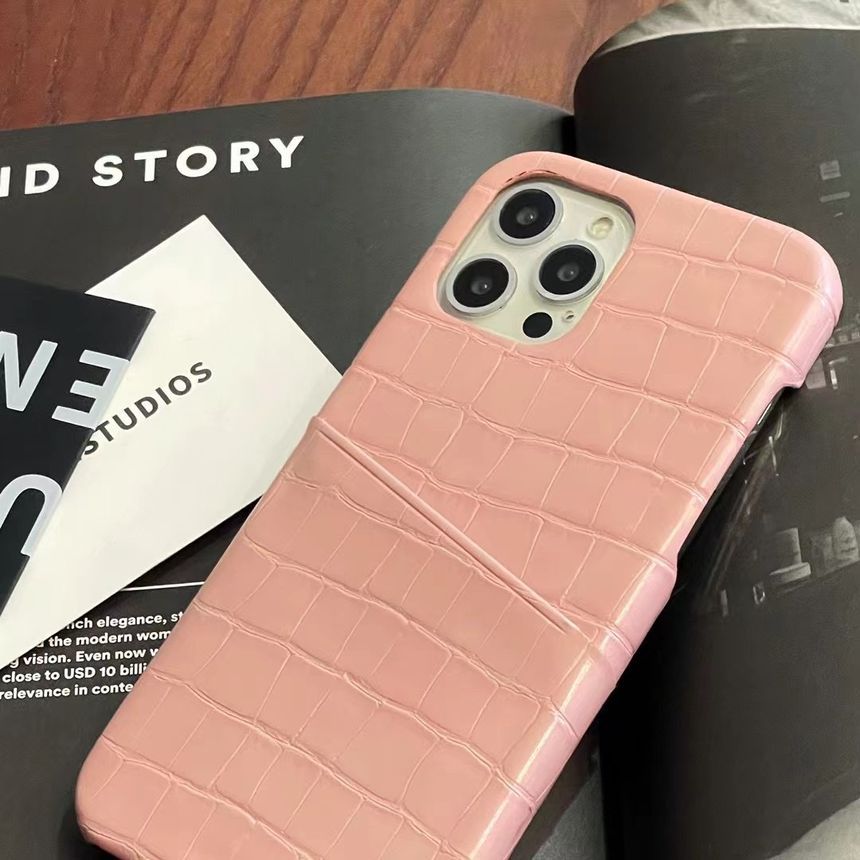 Leather Holder Faux Card Case Phone