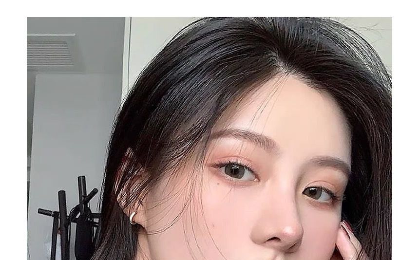 Polished Alloy Earring Hoop
