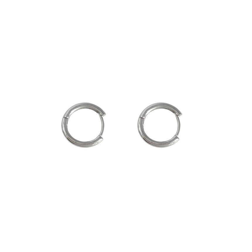 Polished Alloy Earring Hoop