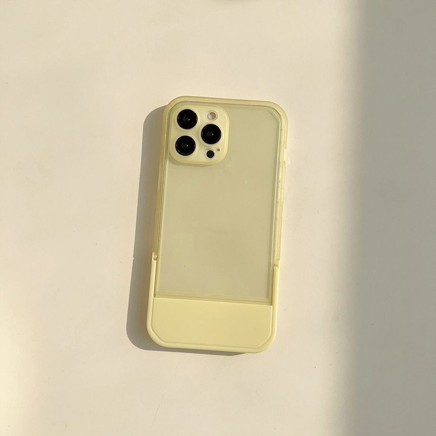 Stand Case Transparent Phone