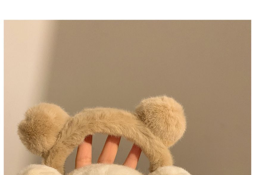 Ear Bear Chenille Headband