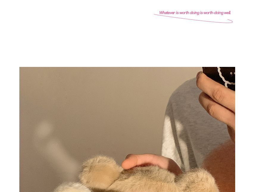 Ear Bear Chenille Headband