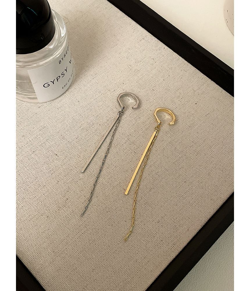 Earring Fringed Cuff Alloy