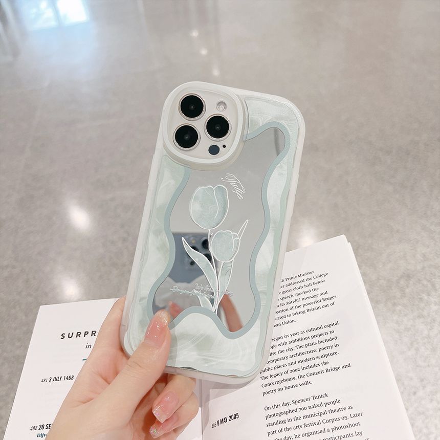 Case Mirrored Phone Tulip