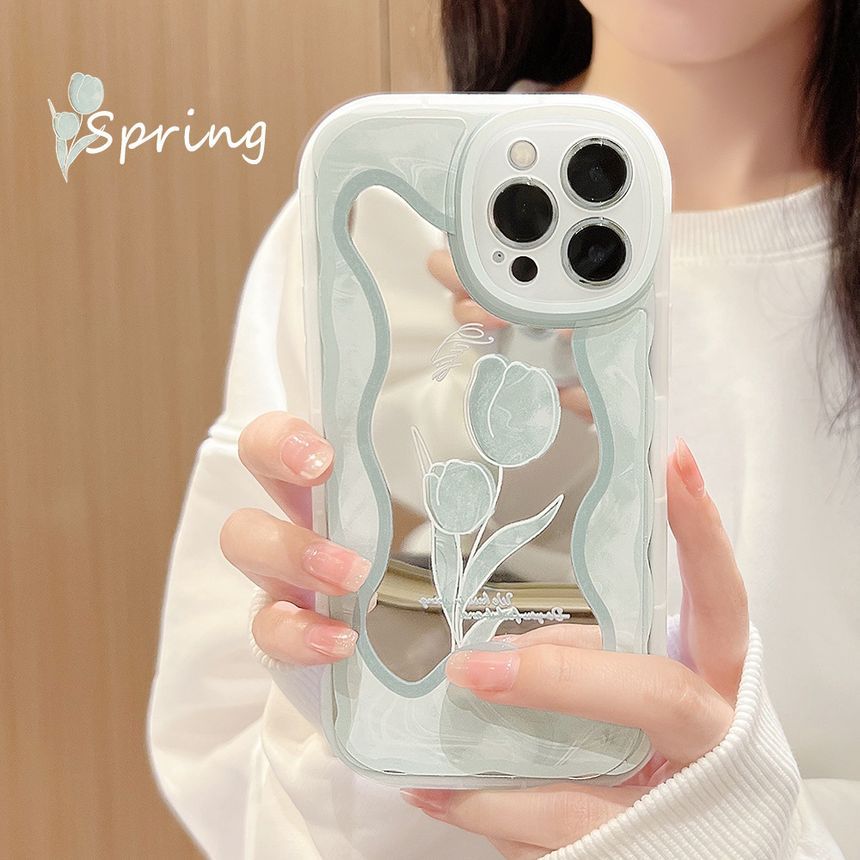 Case Mirrored Phone Tulip