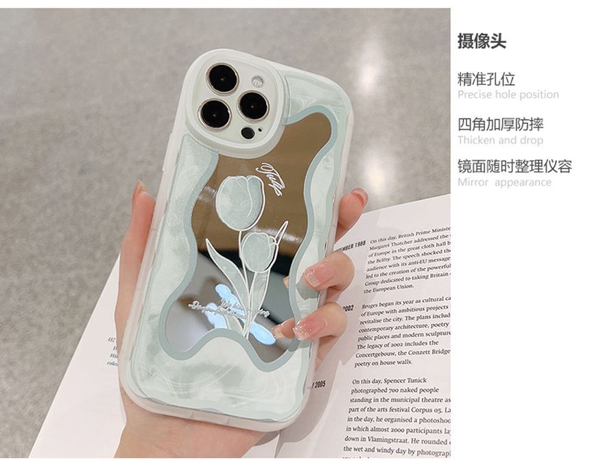 Case Mirrored Phone Tulip