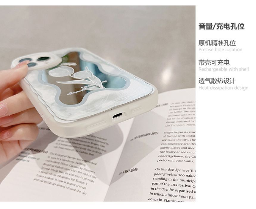 Case Mirrored Phone Tulip
