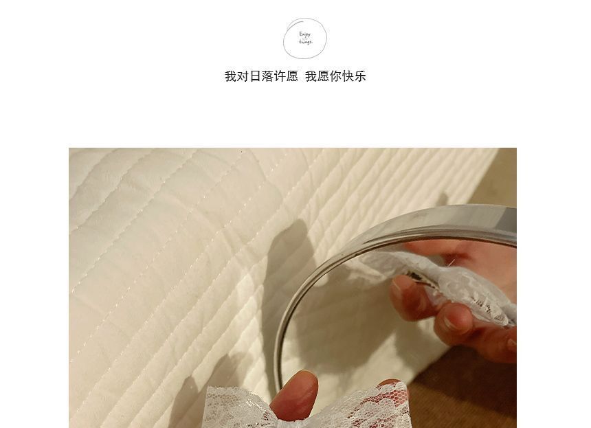 Set / Clip Lace Hair Ribbon