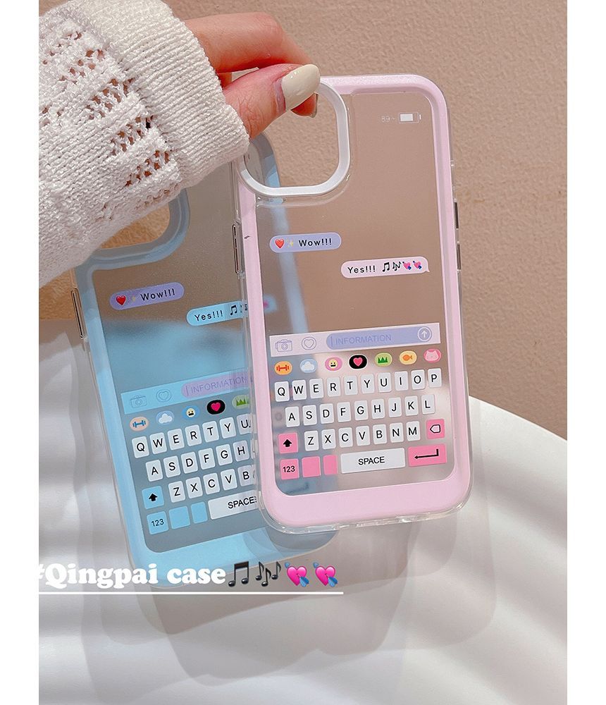 Case Phone Print Keyboard