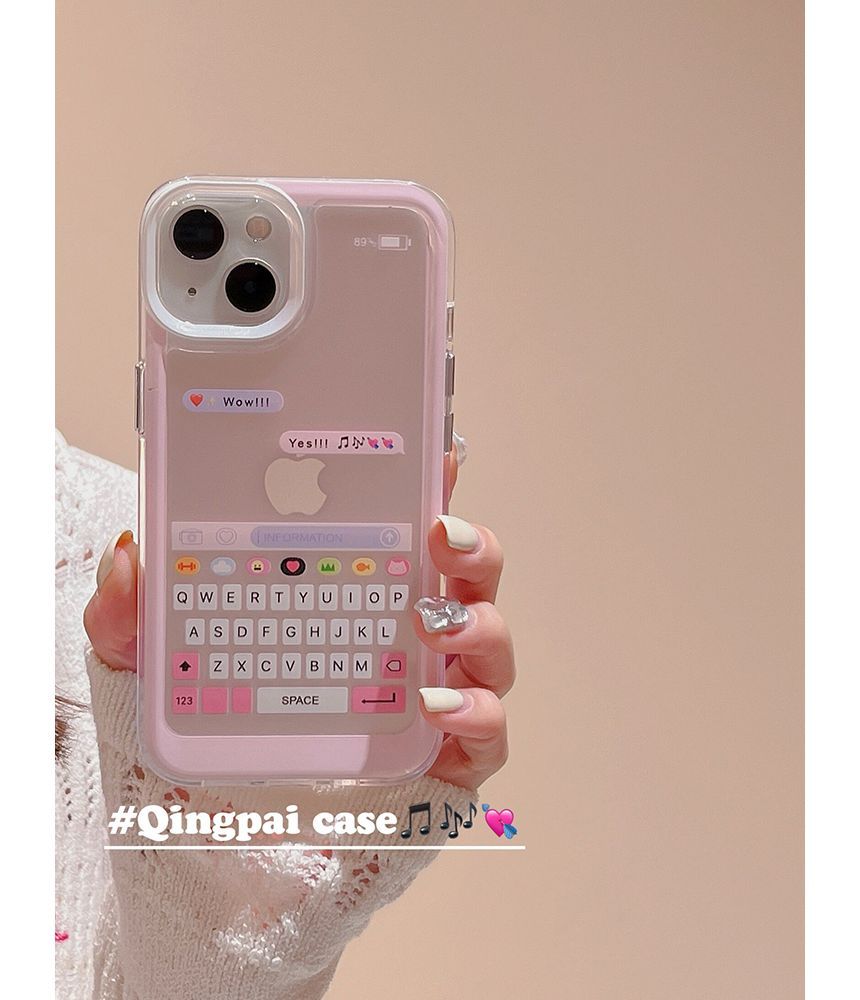 Case Phone Print Keyboard