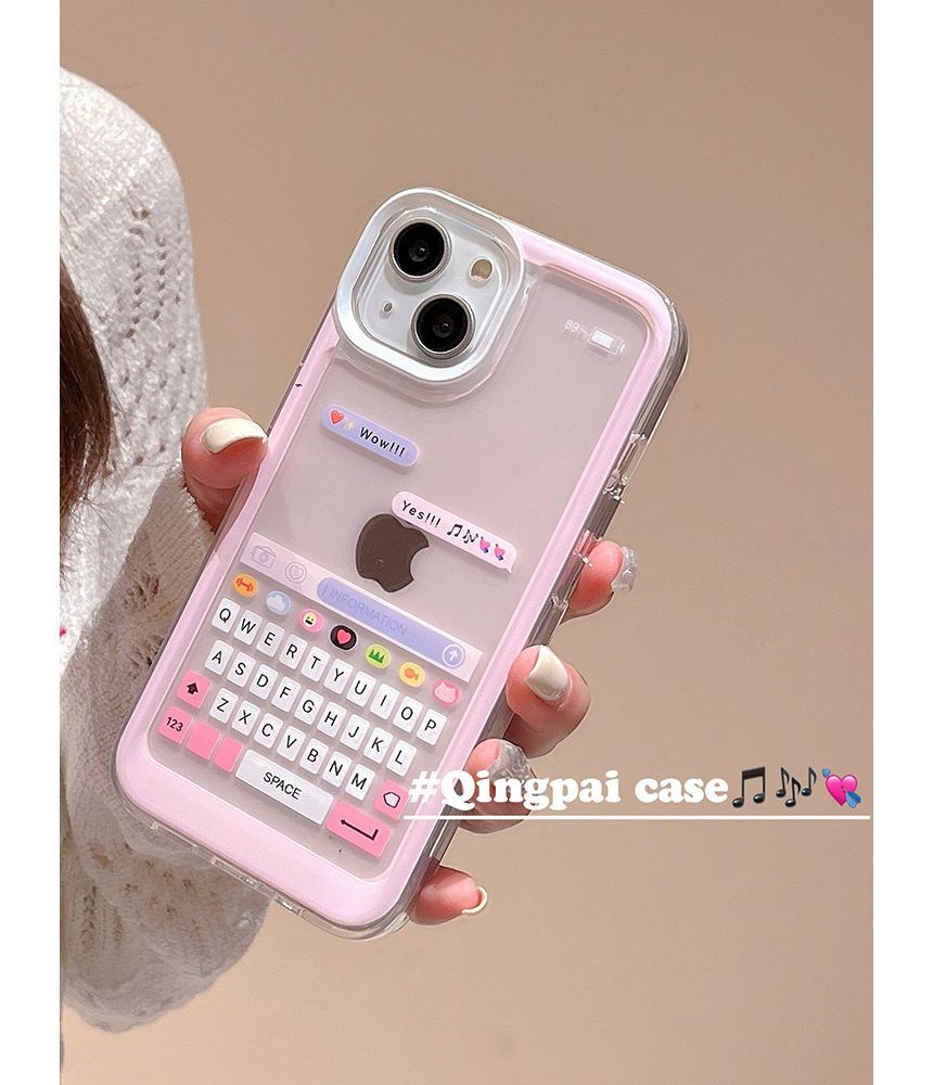Case Phone Print Keyboard