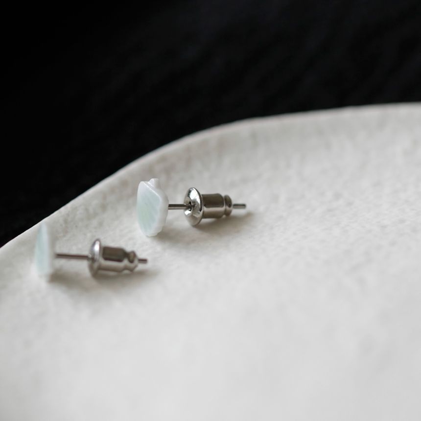 Earring Shell Sterling Silver