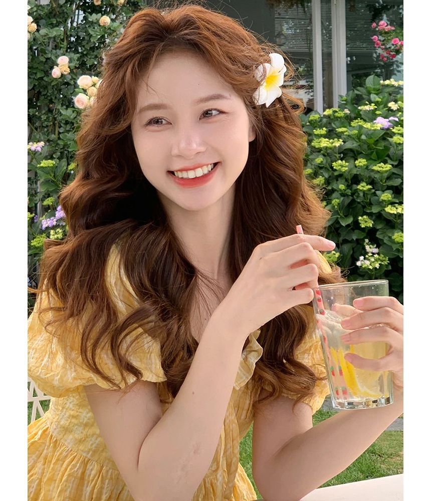 Flower Clip Set Choker / Hair