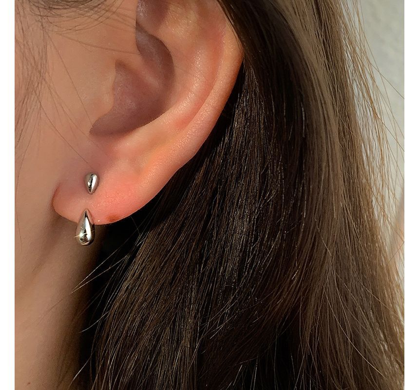 Earring Silver Sterling Droplet