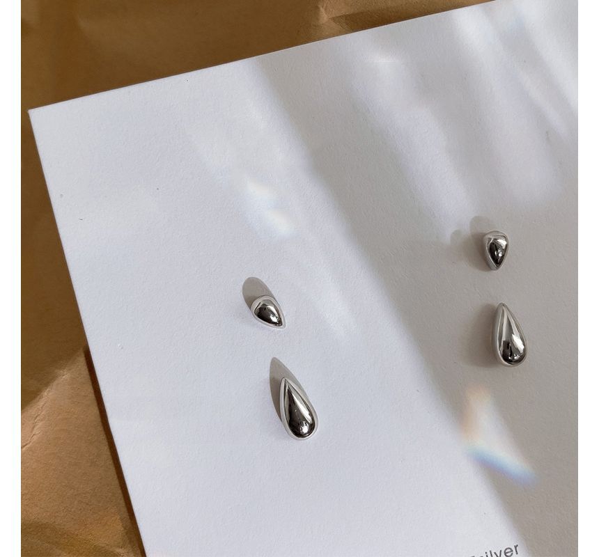 Earring Silver Sterling Droplet