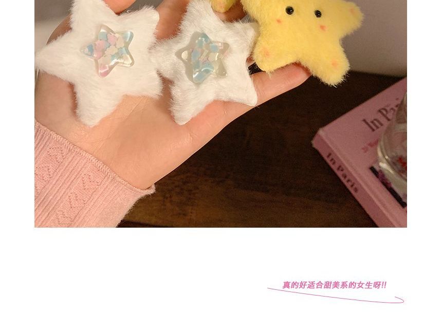 2: Star Set Chenille of Hair Clip