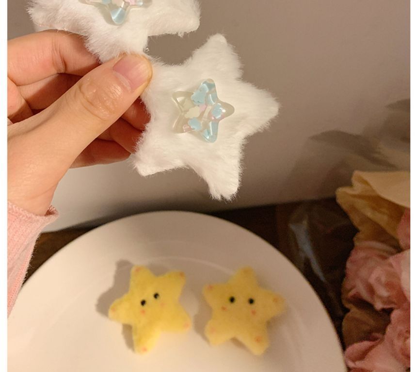 2: Star Set Chenille of Hair Clip