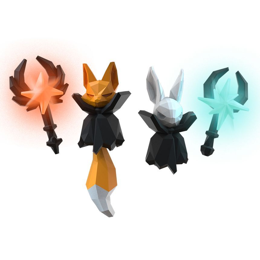 Magic Halloween Fox Staff Earring
