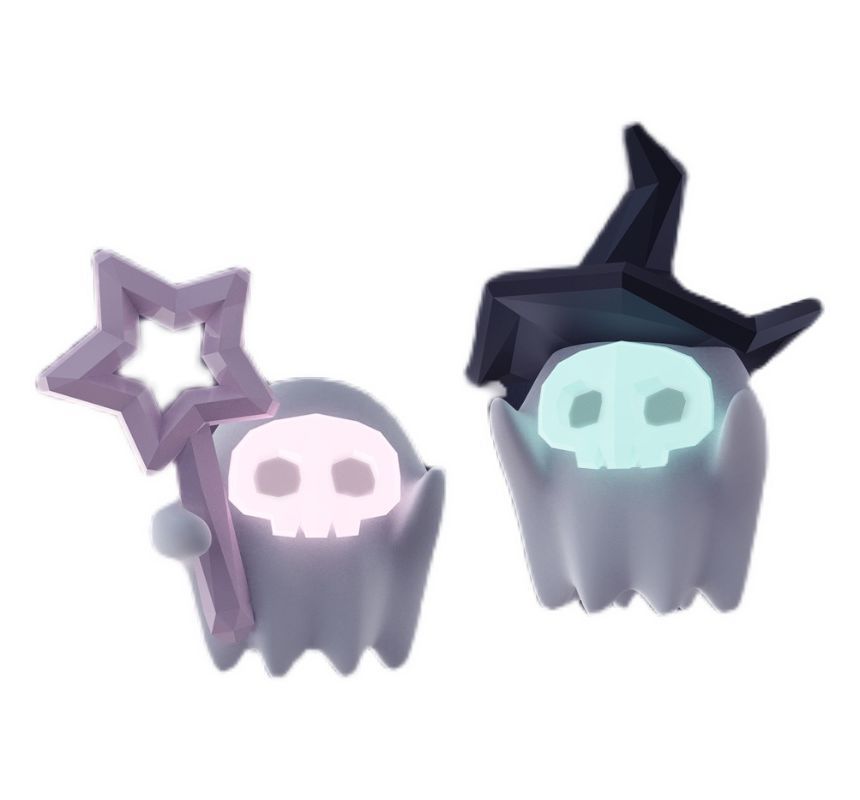 Various ( Ghost Designs Sterling Earring Halloween ) Stud Silver